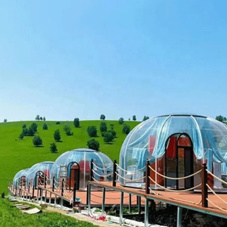 Fashion Design Bubble Star Star House Event Party Tent Pc Dome Hotel Polycarbonate Dome Tent