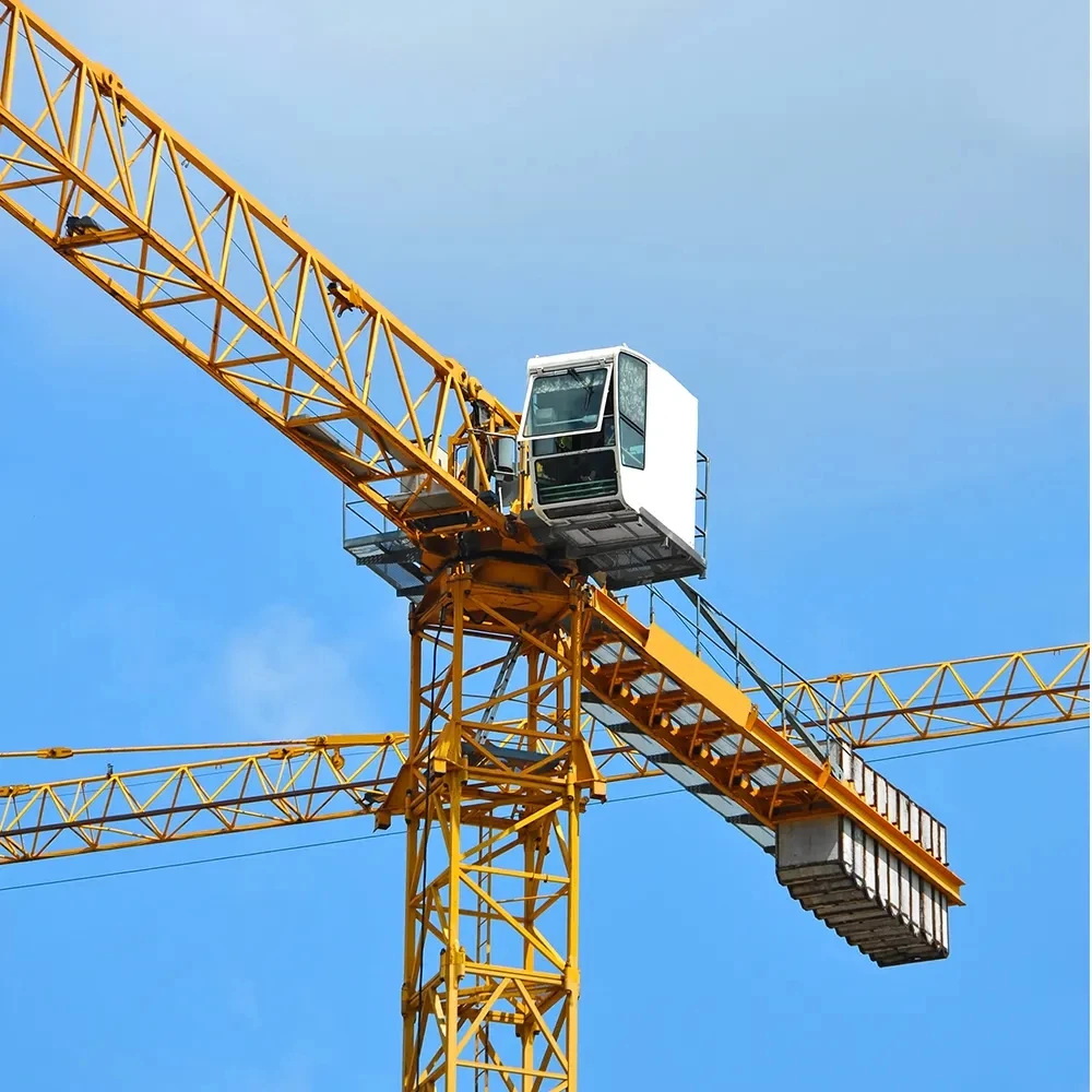 8Ton QTZ80-6010 Flat-top Tower Crane