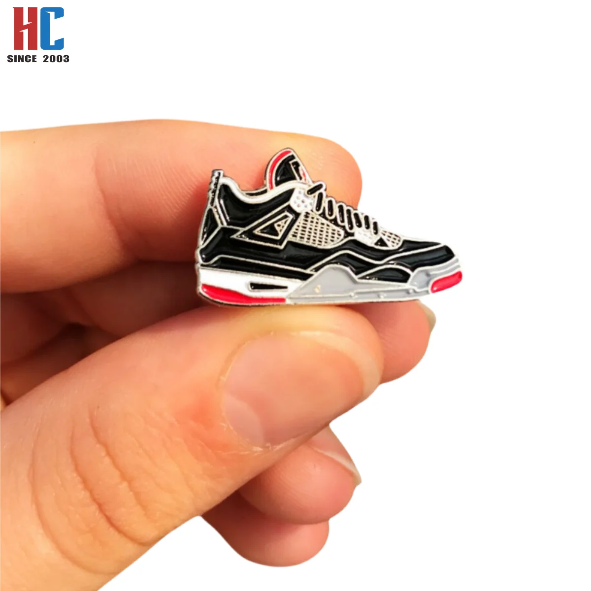 20 Years  Factory Custom Jor dan Shoe Sneaker Fashion hard enamel Lapel Pin