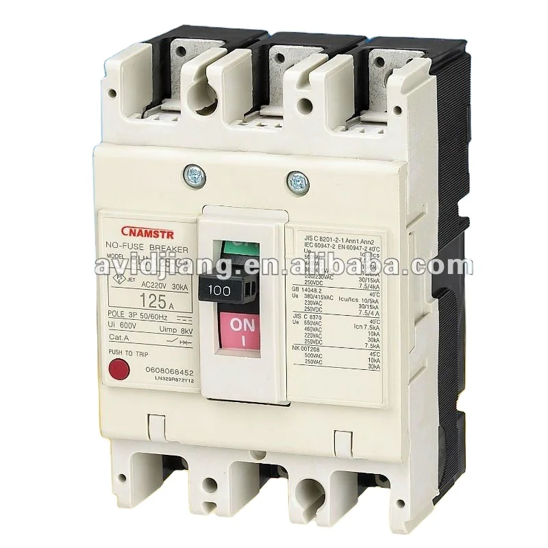 nf125-cw 3p 100A NF MCCB moulded case circuit breaker