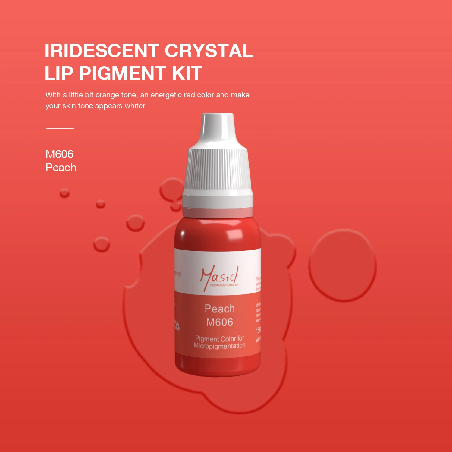 MASTOR Candy Lip Permanent Makeup Tattoo Color/Lip Pigment Kit for PMU Lip Brush Service