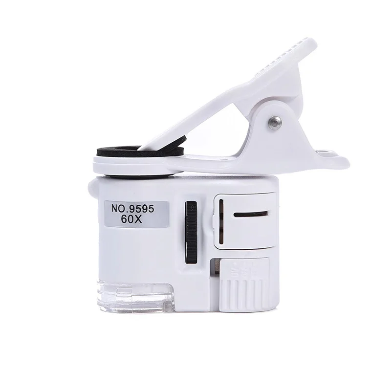 NO.9595W 60X Mobile Phone Microscope with LED Light