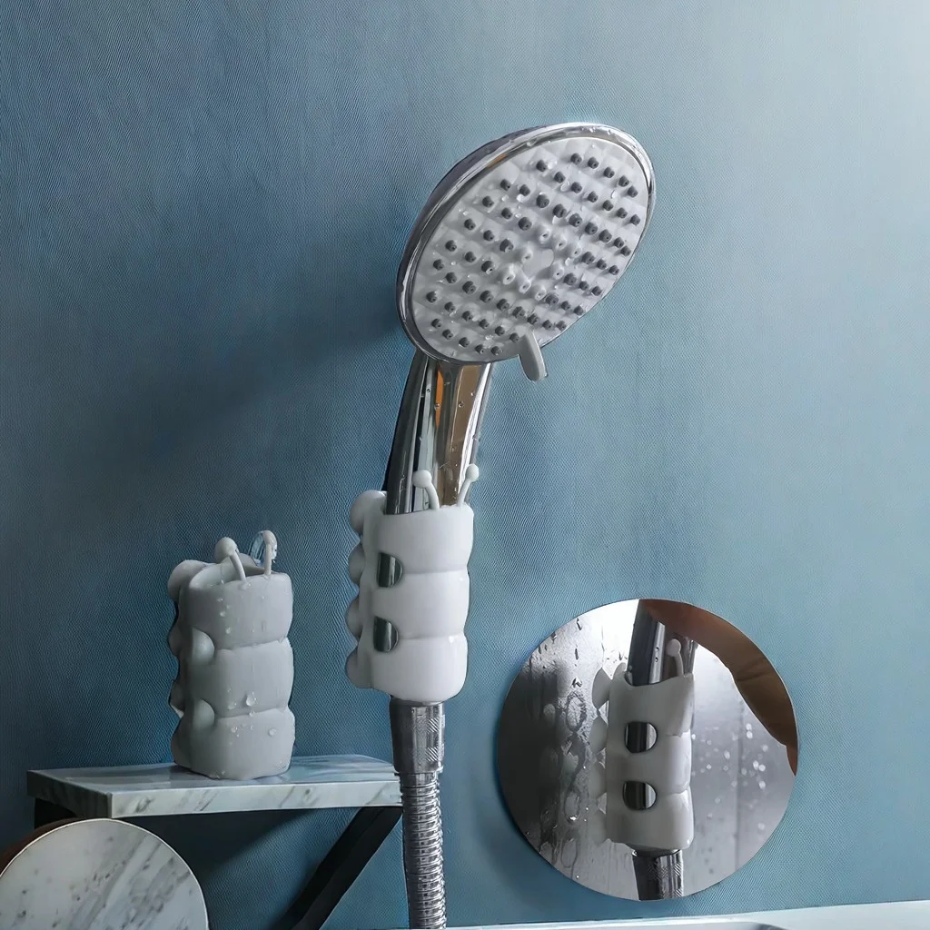 Аксессуары для ванной комнаты силиконовый держатель душа Мобильный душевой головки на присоске