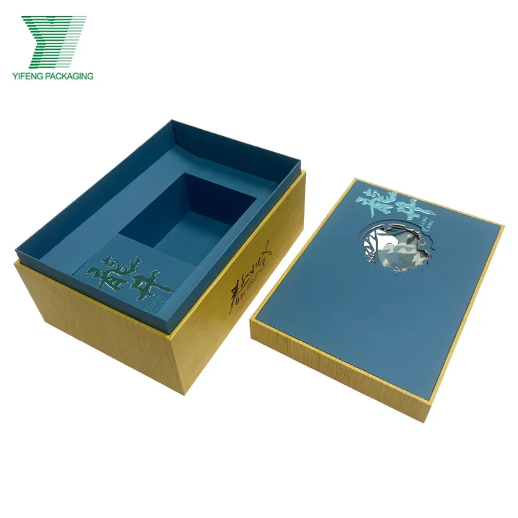 Custom packing wooden bamboo box Cardboard Tea Samplers Assorted Variety CMYK Color Custom Logo Paper Packaging Tea Boxes