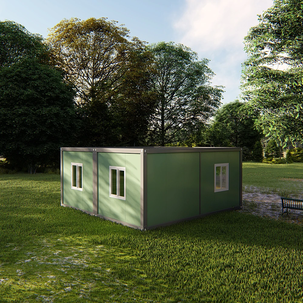 Multi-style light steel structure prefabricated container house is suitable for household and commercial use
