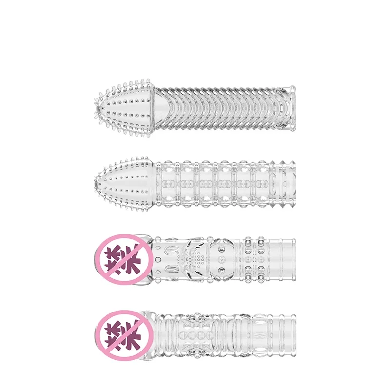 Stimulating Penis Enlargement Increase Delay Climax crystal condom for men