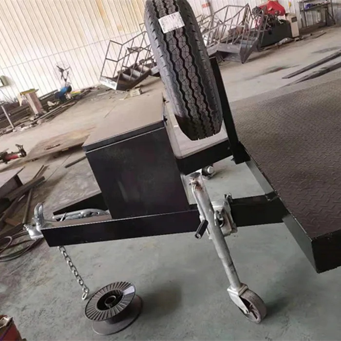 Factory Transfer Truck Trailer Flatbed Car Trailer