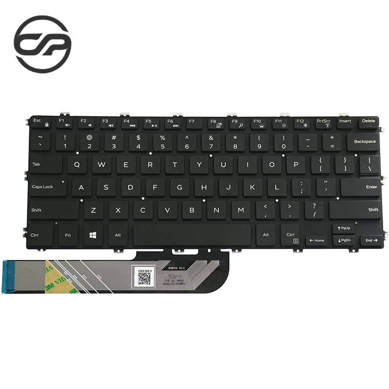 Multiple Language original Keyboard for DELL Inspiron 5580 5585 7586 Keyboard backlight
