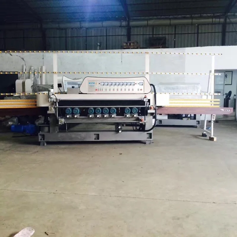 Glass Beveling Machine 9 spindle, bavelloni glass beveling machine BXM261 for Min Glass 50*50mm