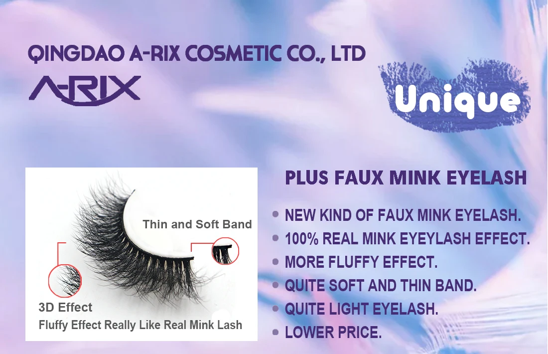 RTS Fast Shipping wholesale natural-looking premium quality 100% human hair handmade false strip eyelashes