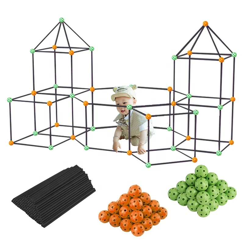 Outdoor Kids Toys Ultimate Air Fort Builder Kids Crazy Fort Building Set on Sale