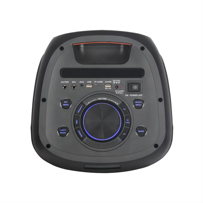 High Quality Sound Loudspeaker Dual 8 inch Portable Party Speaker Powerful Bass Wireless Blue tooth Speaker