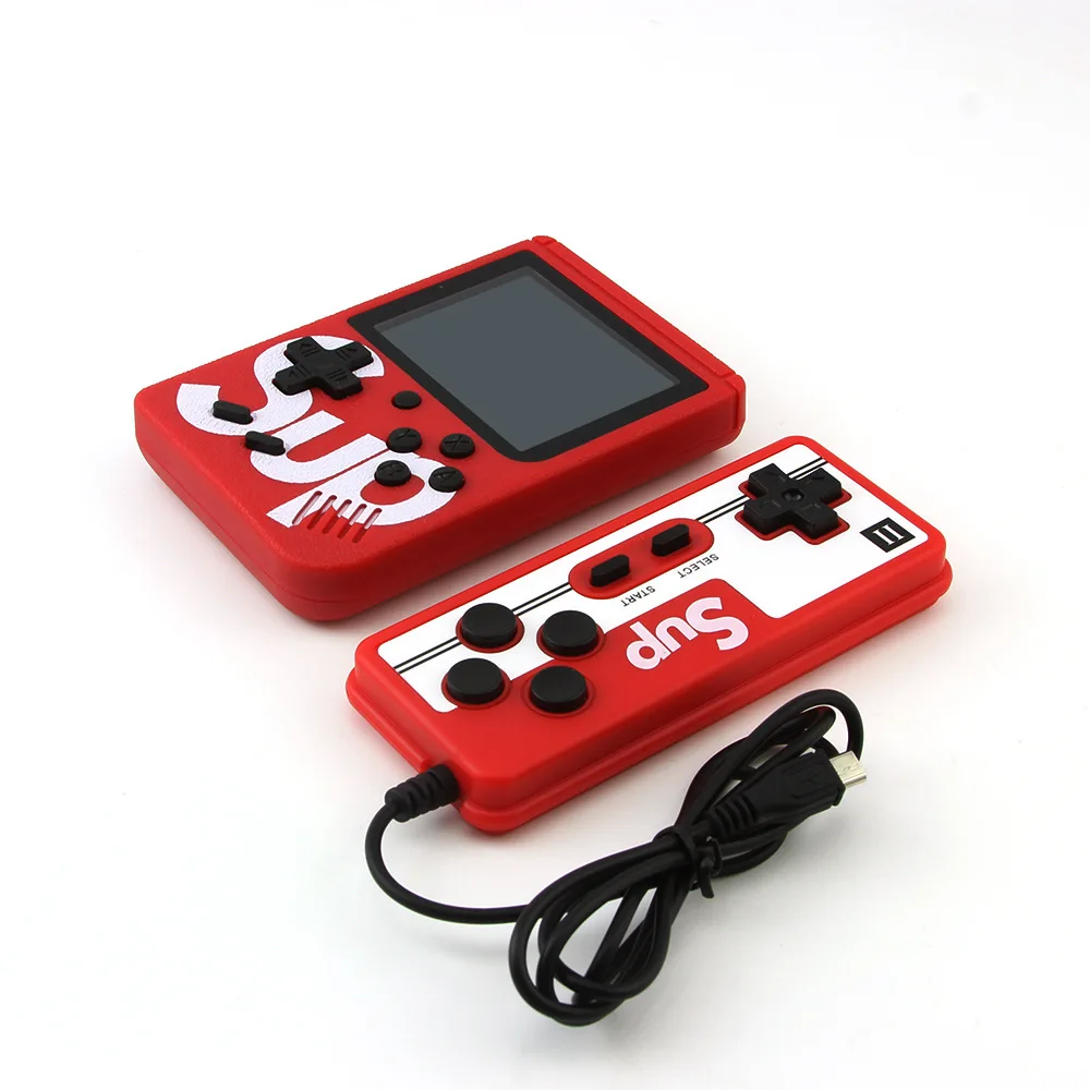 
Mini Handheld Console Retro Sup Consola Retro Sup Game Box 1-2 player Built In 400 Video juegos Sup Box Game 
