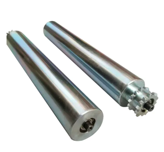 Heavy-Duty Galvanized Gravity Conveyor Roller Fixed Drive Belt Idler for Material Handling Equipment Durable and Driven
