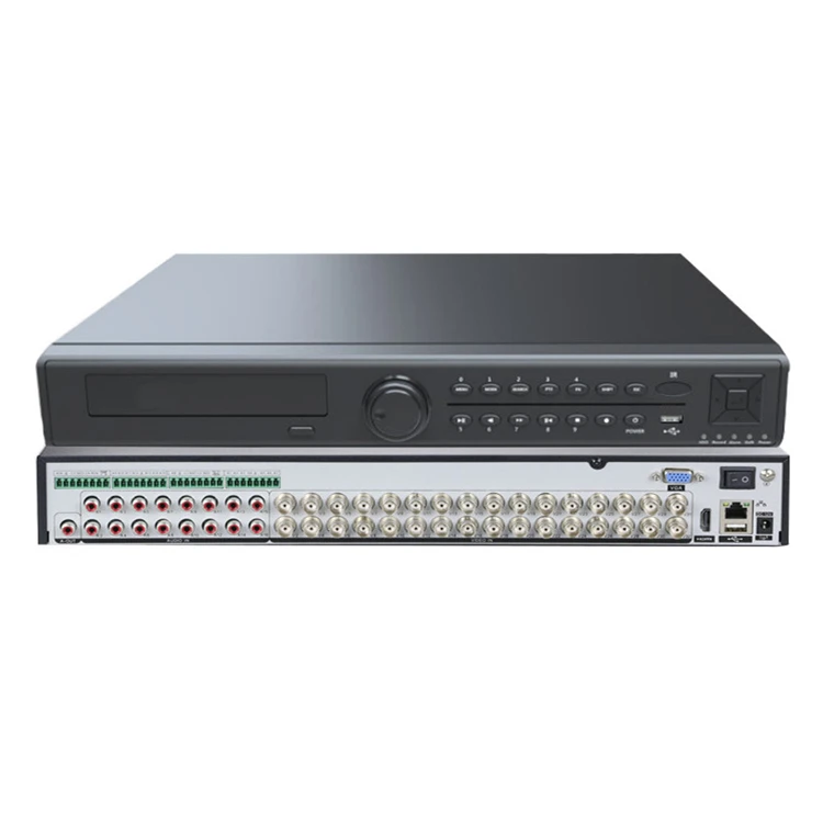 Qearim 32CH 5M-N Surveillance H.265 Security Face Detection XMeye 4 SATA HDD Recorder XVI CCTV DVR