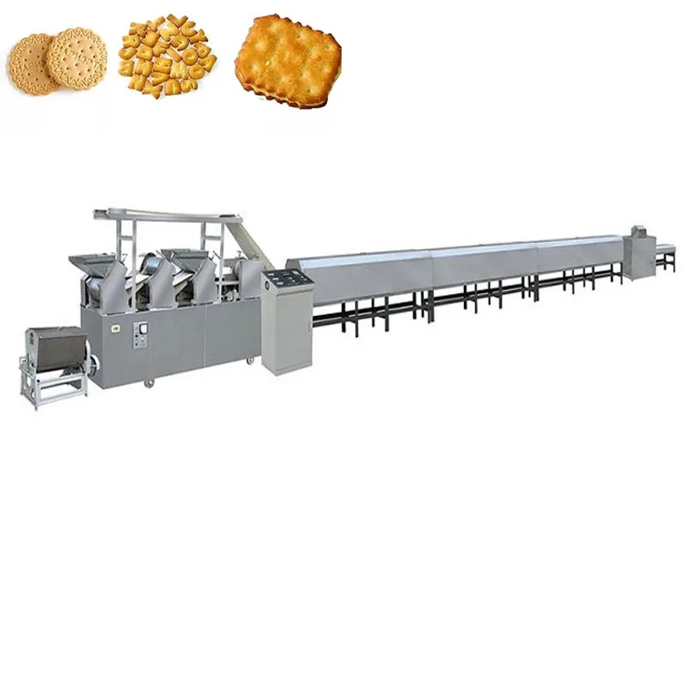 Automatic Industrial Cookie Machine Soft Biscuit  Fully Automatic Lines Equipment for Biscuits Making and Packing Manufacturer