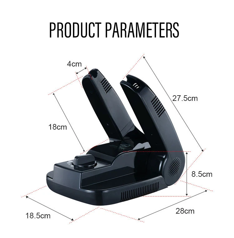 Sport shoe boot ozone dryer and sterilizer with timer 110V or 220V