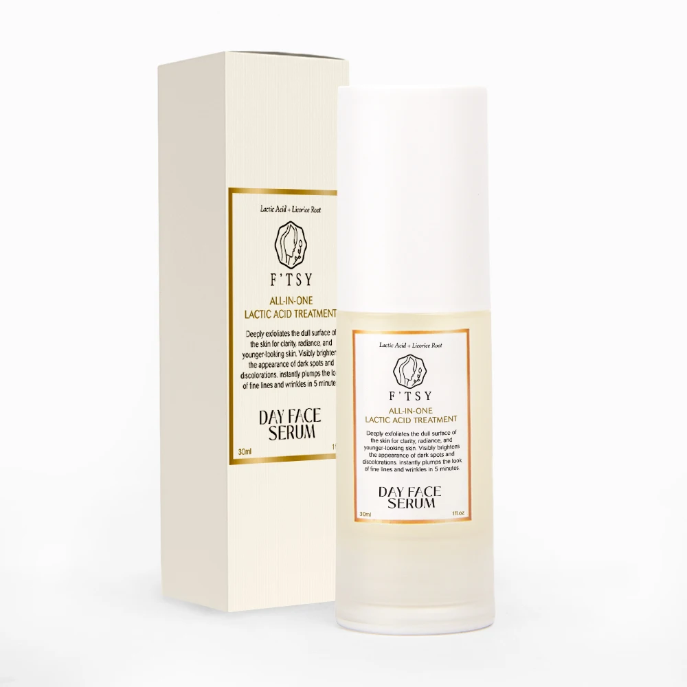Vegan Lactic Acid Face Serum Whitening Anti-Wrinkle Liquid Lactobionic Acid Skin Wrinkle Reduction