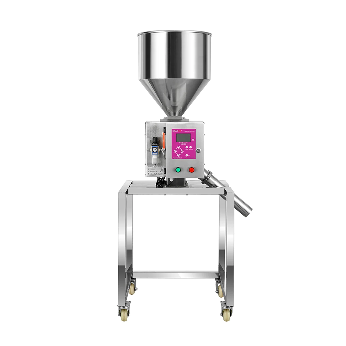 vibration Gravity free fall and metal separator detector machine for plastic