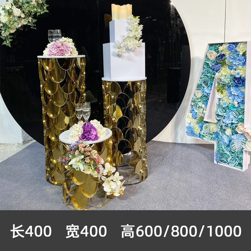 Y-Q065 Wholesale Wedding Flower Arch Stand Backdrop Gold Wedding Arch Metal Square Arch For Wedding Decoration