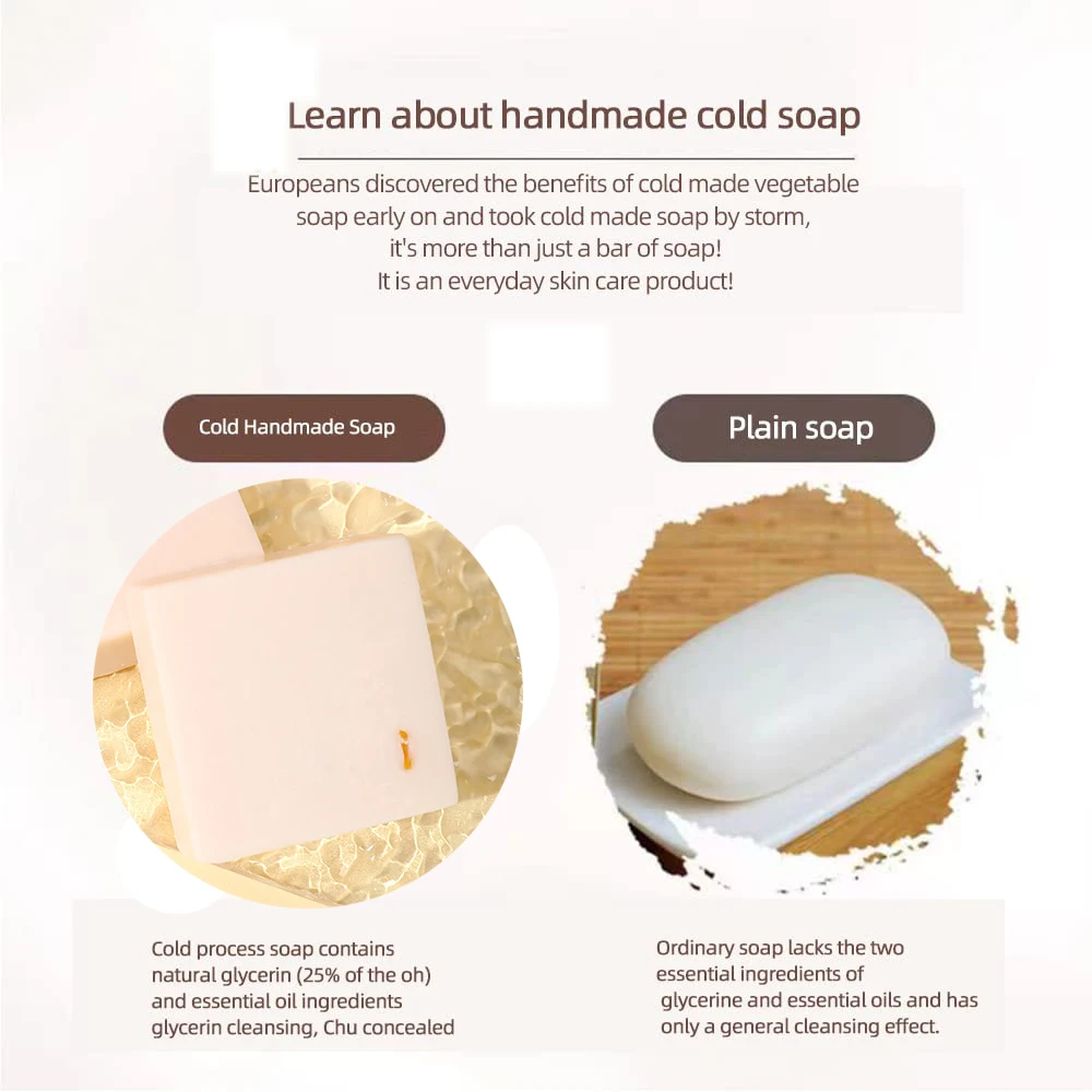 Private Label Natural Organic Bath Soap Cleansing Anti-Inflammatory Whitening Handmade Rice Milk Soap