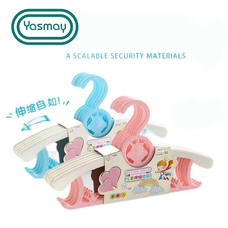 Оптовая продажа детская пластиковая вешалка для одежды розовая детской