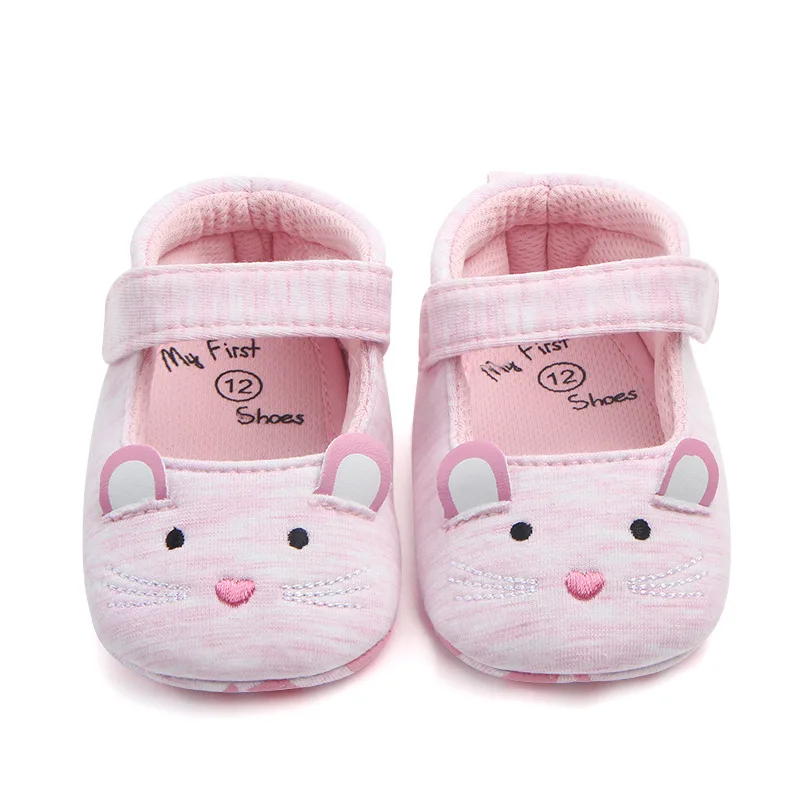 Wholesale Cute new born Baby Shoes Colored Cotton Baby girl Anti-skid prewalkers Shoes