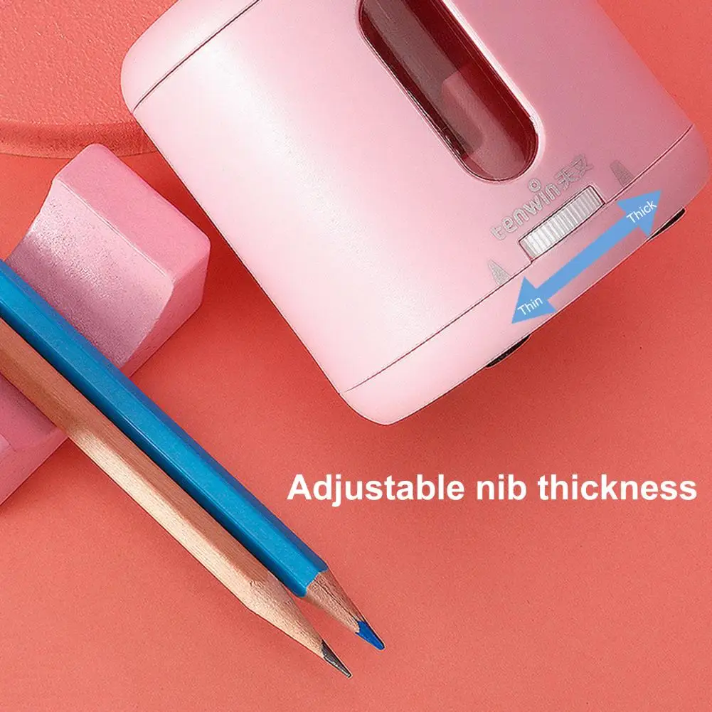 Cheap Price Rectangular Durable Shapes Lead Safe Round Student Office Electric Sharpener