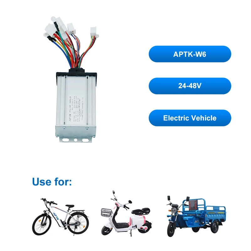 Wholesale Electric Scooter Controller 36V 48V BLDC Motor Controller Three Speed 350W E Bike Controller