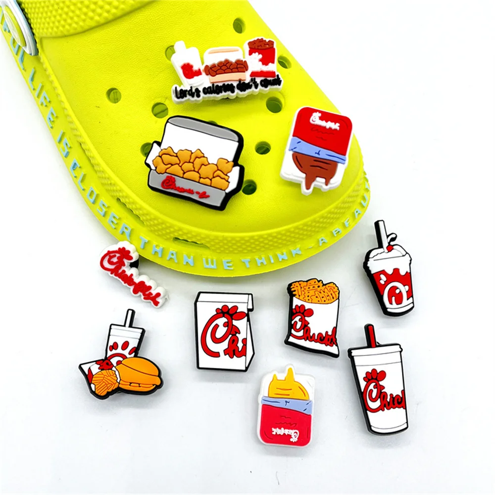 New Arrival For Kids Boys Soft Shoe Decoration Squid Game Croc Accessories