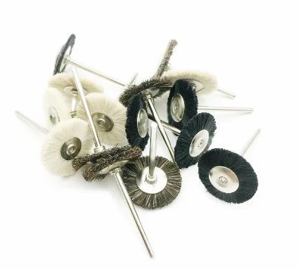 50pcs/lot Dental Lab Beauty Brush Polishing Wheel Polishers for Rotary Tools 2.35mm Dental Burs Dentistry Instrument