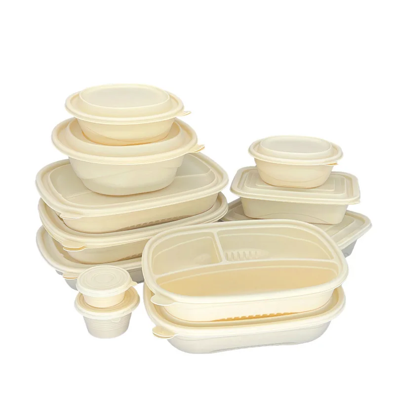 GX Disposable food bag coffee cup disposable plates degradable food waste disposer bag tableware for BBQ party 15