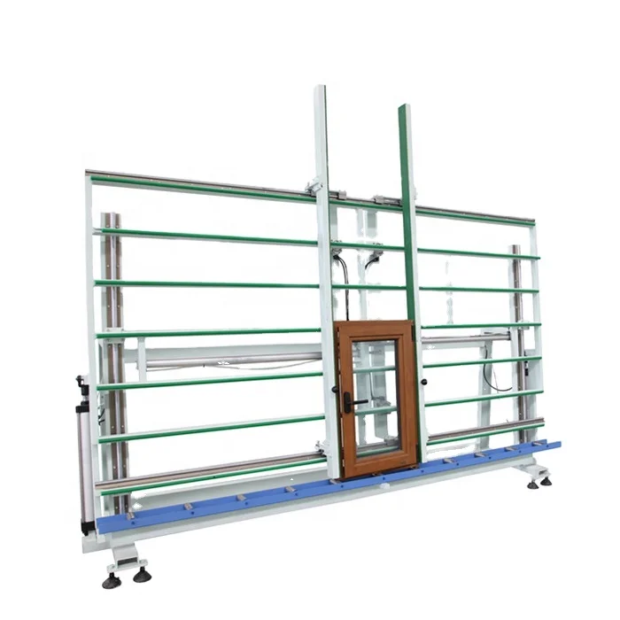 PVC window door making table put pvc window door and profiles