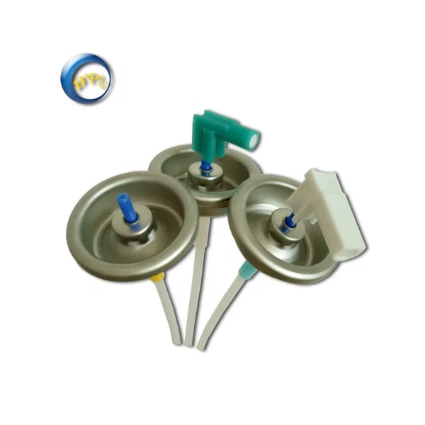 Распродажа аэрозольный клапан для аэрозольных баллонов с L-образным приводом баллончиков заводская цена