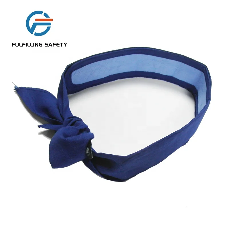 Ice gel fast cooling protective head band absorbent towel for outdoor exercise