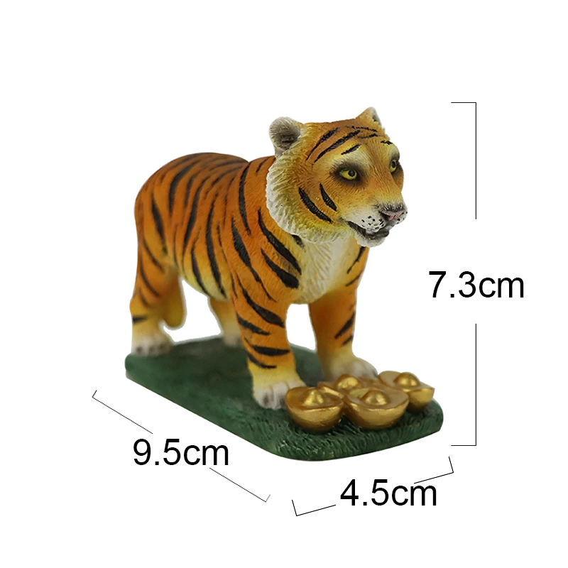 Wholesale Customized New Tiger Sculpture Resin Figurine Home Decorative Craft for Festivals and Gifts