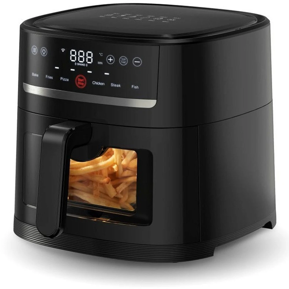 treasure star 8l stainless steel high power air fryer grill smart Double oven modern digital arizer touch screen dual airfryers