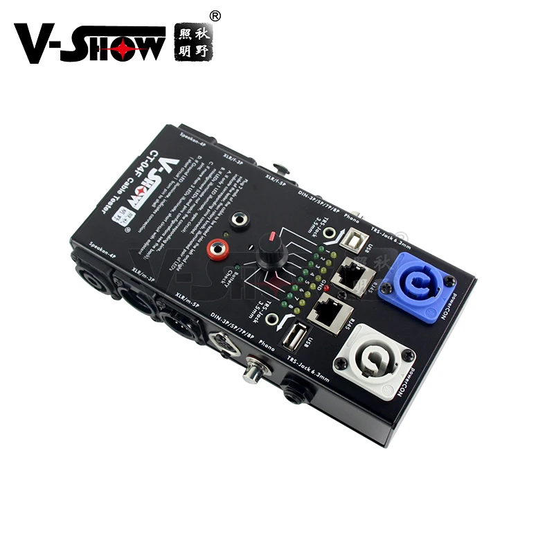 V-Show Tester Multi Function Cable Tester Rj45 Network Test Cables For Stage Moving Head Lights