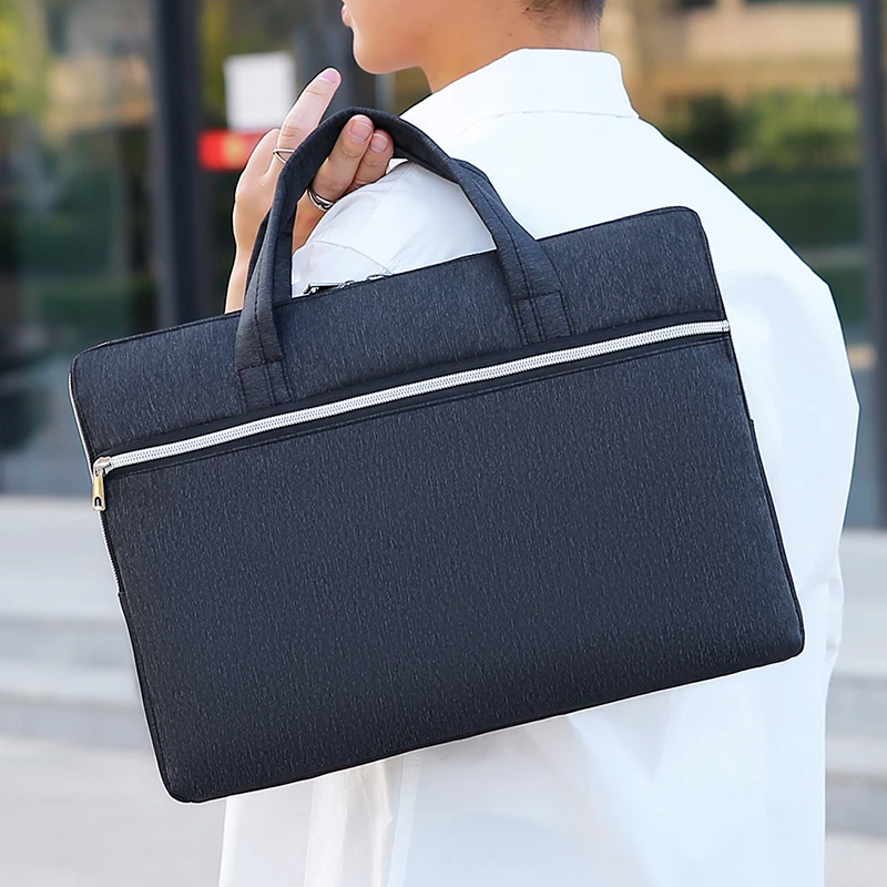 2023 15.6 Inch cheap price but good quality waterproof oxford custom logo laptop bag case sleeve