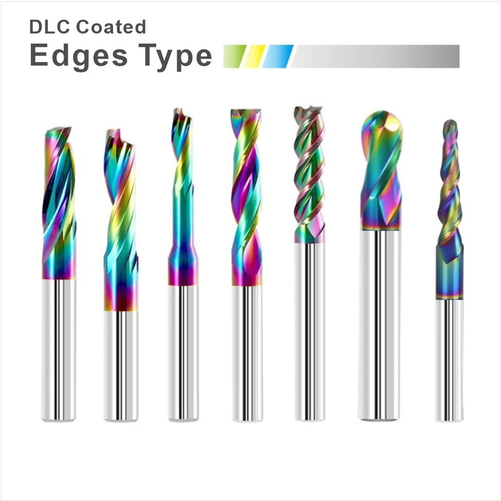 BK carbide CNC milling cutter single flute end mill for aluminum cnc tools endmills