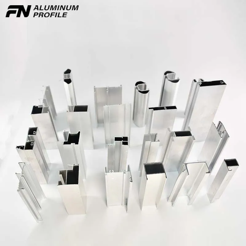 Door Frames Heavy Duty Aluminum Standard Profile Silvery Anodizing Extrusion Aluminum Profile