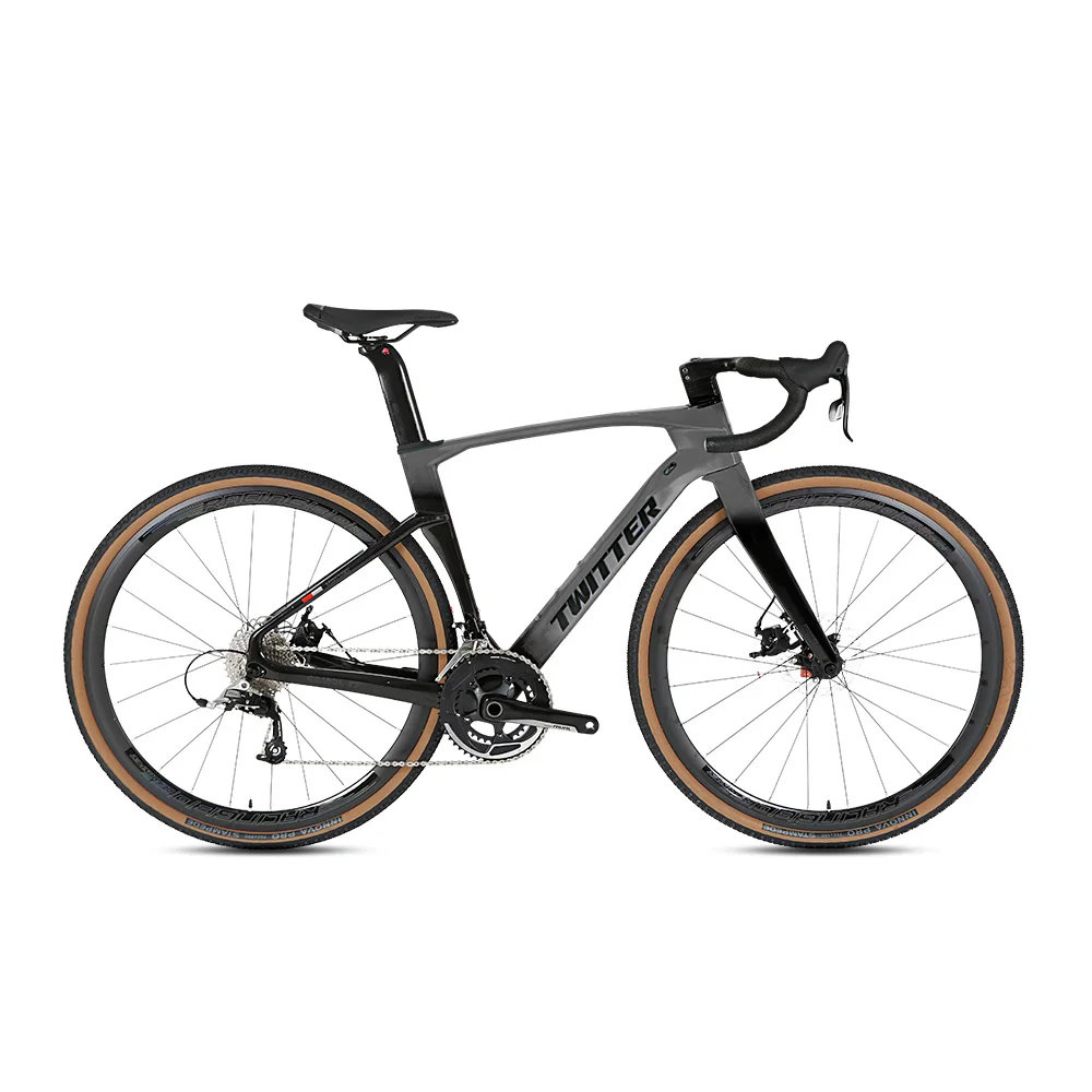OEM Endurance 700C Carbon Cyclocross 105/R7000 Road Bike With Disc Brake Gravel Bikes 51cm 54cm For men