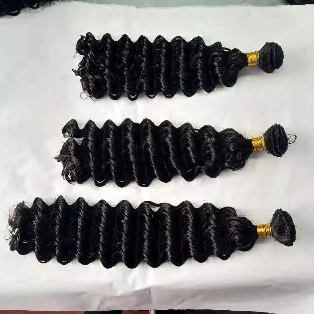 New Style Dropshipping Mixed Human Hair Extension,Body Wave Packed Blend Human Hair Mixed Animal Mixed Synthetic Hair