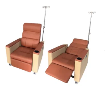 EU-MC534 Factory price economic High Quality manual adjustable Medical Recliner Dialysis Chair manual blood donation chair