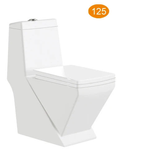 
Popular Sanitary Ware Bathroom Wc Ceramic Wash down One Piece Toilet For Kuwait Market 