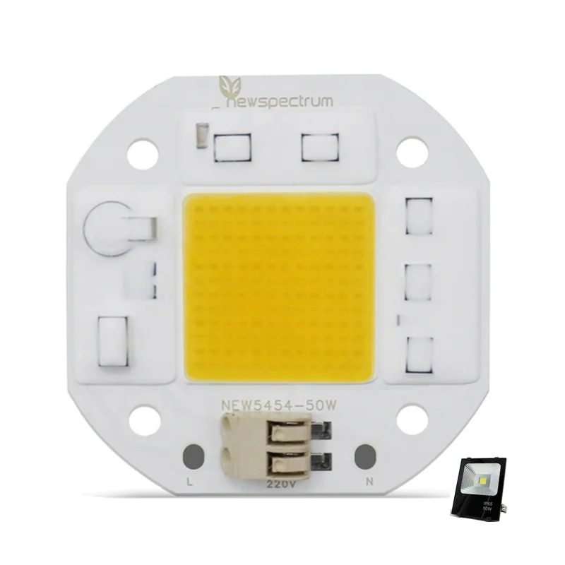 Newspectrum 5454 3000k 20W 30W Solderless Connector Downlight Spotlight COB Module LED COB 50W 220V