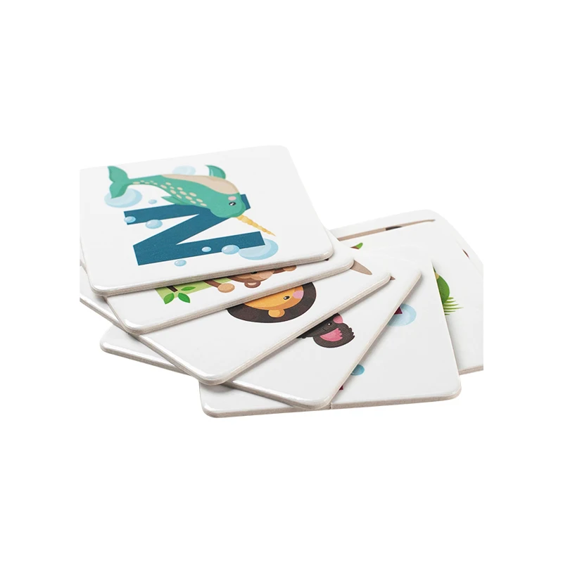High Quality Custom Printed Japanese Baby Learning Flash Cards with Customized Packaging