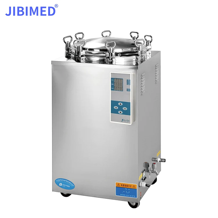 JIBIMED Vertical Pressure Steam Sterilizer Medical 35L 50L 75L 100L 120L 150L autoclave vertical