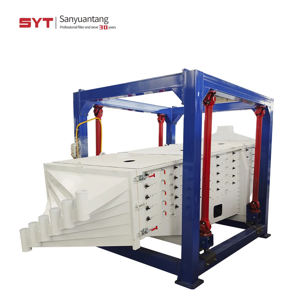 Brown Corundum Powder Sieving Machine Large Output Oil Fracking Sand Vibrating Screen Gyratory Sieving Equipment