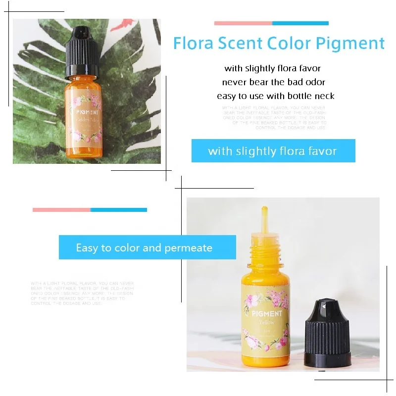 24 Colors General Pigment for Handmade craft 10ml Crystal Drop Glue Epoxy Resin and UV resin Dye liquid  pigment resin  pigment